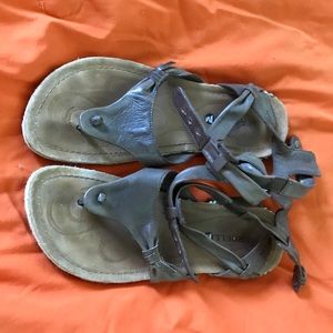 Leather Merrell sandals size 9 1/2-10